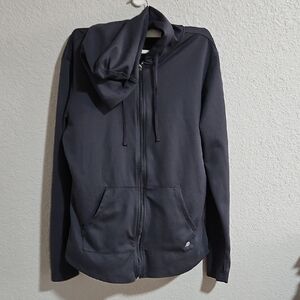 Energy Zone Women's Dark Gray/Blue Hoodie Jacket